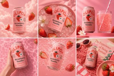 OLIPOP’s Strawberry Vanilla: A Retro Dreamscape