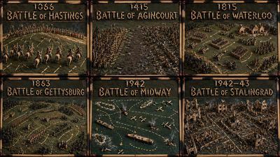 Battles Reimagined in Matchsticks