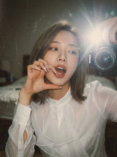 The Allure of the Fang: A Mirror Selfie Revelation