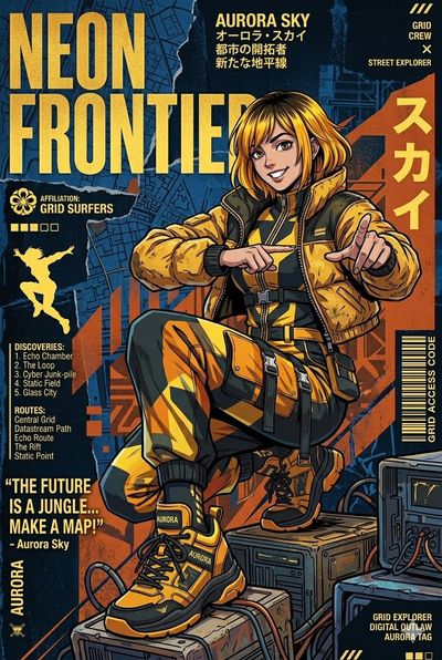 Neon Frontier: A Journey Through Cyberpunk Streets