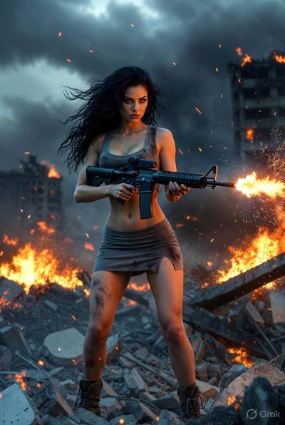Fury in the Ruins: The Warrior Woman