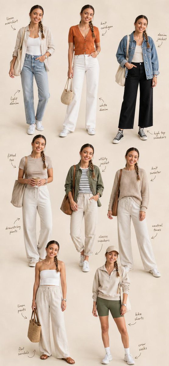 Fashion Fusion: A Casual Wear Collage