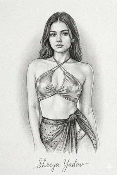 Realistic Pencil Portrait: A Hand-Drawn Masterpiece