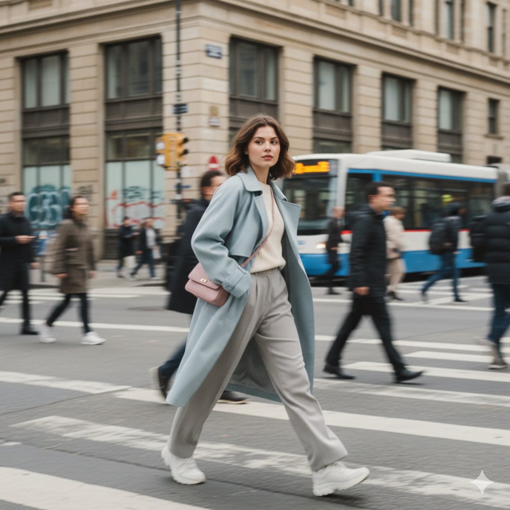Chic Motion: A Cinematic Urban Journey