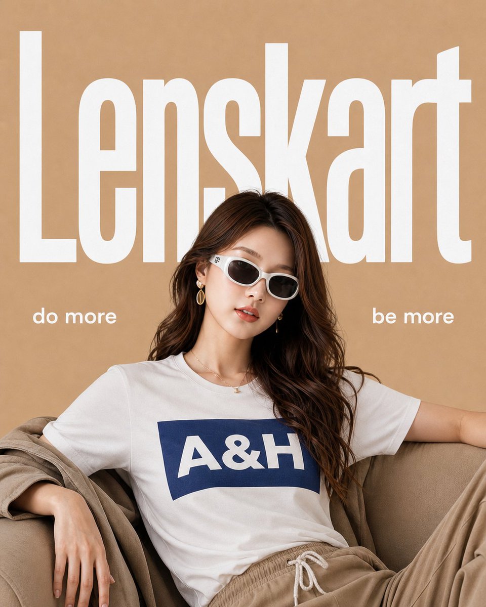 Minimalist Luxury Eyewear Editorial Poster