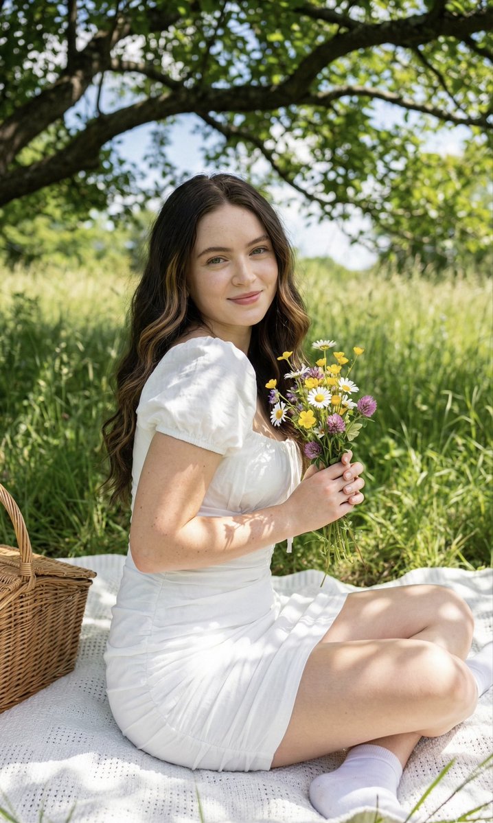 Summer Serenity: A Whimsical Meadow Picnic