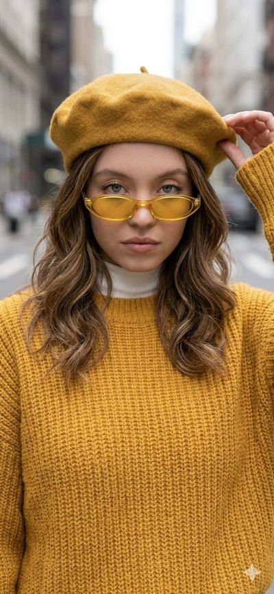 Confident Elegance: Bold Fashion Portrait