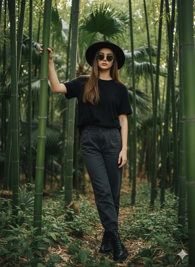 Chic in the Wild: A Portrait of Confidence