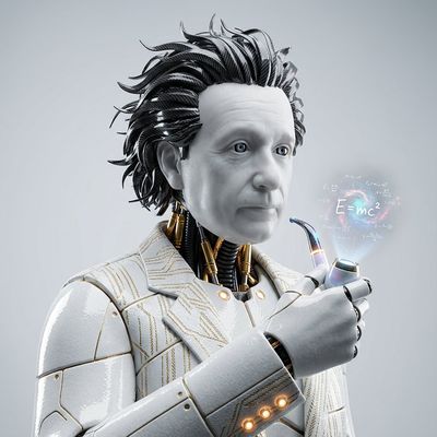 Futuristic Icons: Historical Figures Reimagined as High-Fashion Androids