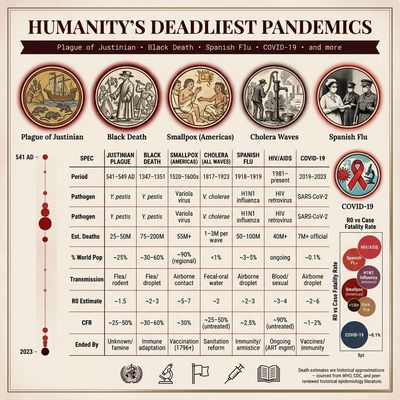 Pandemics Through the Ages: A Deadly Timeline