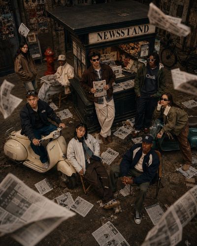 Urban Chic: A 90s Fashion Revival at the Newsstand