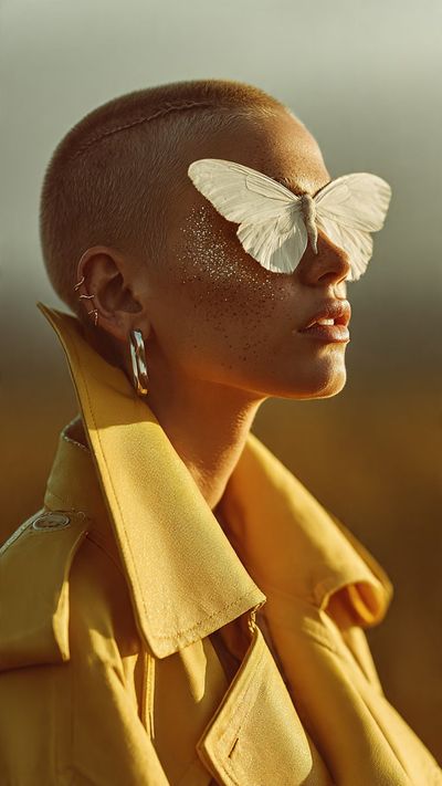 Edgy Elegance: Autumn Muse in Focus