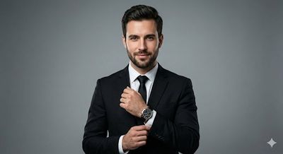 Refined Confidence: Cinematic Portrait of a Modern Gentleman