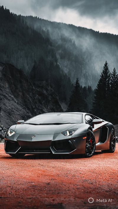 Sleek Luxury on Wheels: 4K Lamborghini Wallpaper