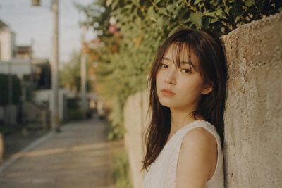 Captured Calm: A Nostalgic Portrait in Warm Tones