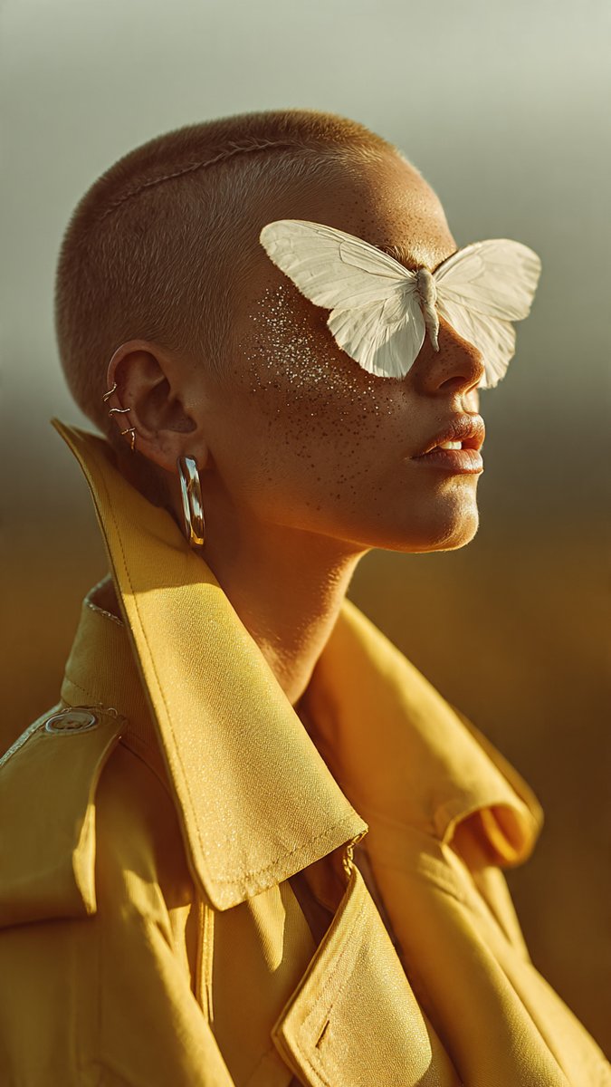 Edgy Elegance: Autumn Muse in Focus