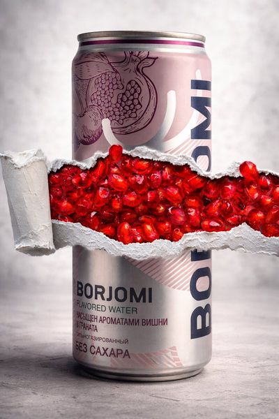 Beneath the Surface: Pomegranate's Secret Inside a Beverage Can