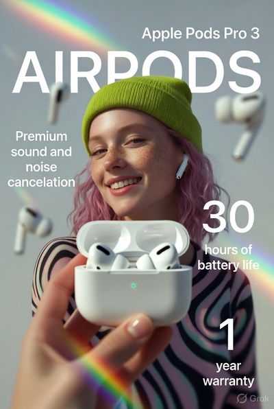 Urban Vibes: Apple Pods Pro 3 in Motion