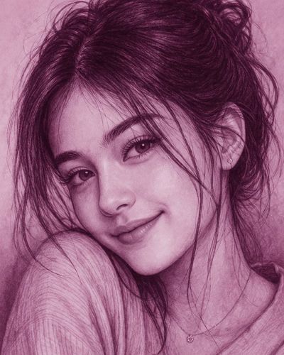 Monochrome Beauty in Dusty Rose